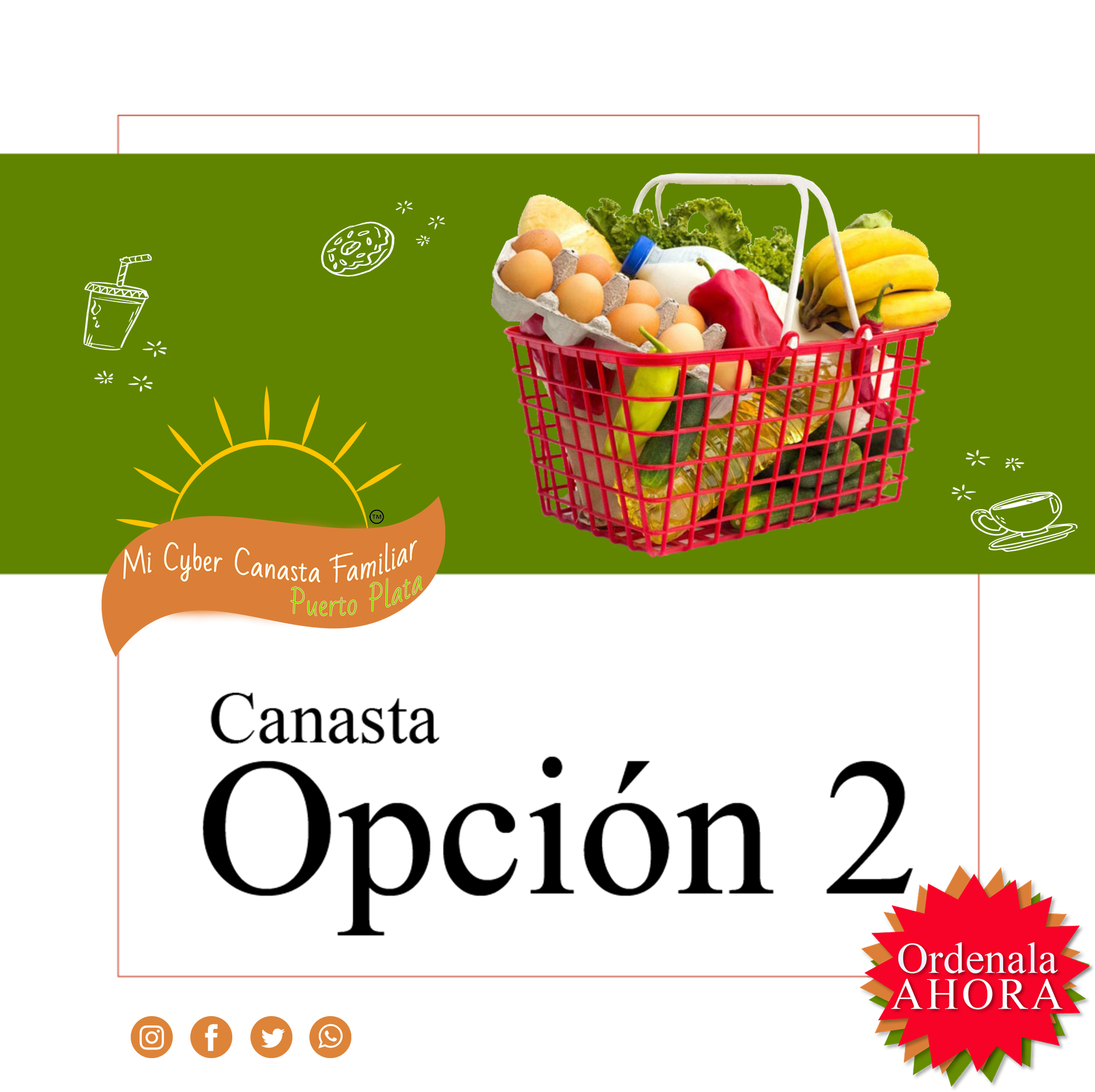 Canasta Familiar Opccion 2 - SOLO en Pto. Pta.