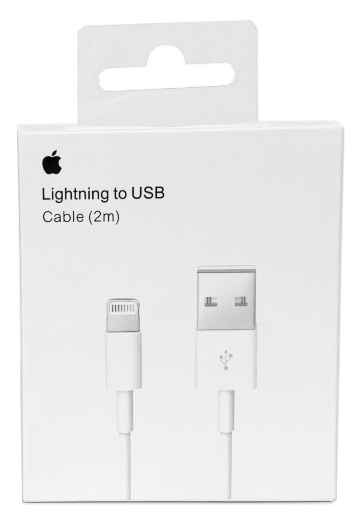 Apple cable  Lightning a USB (2 m) $ 8,20 USD